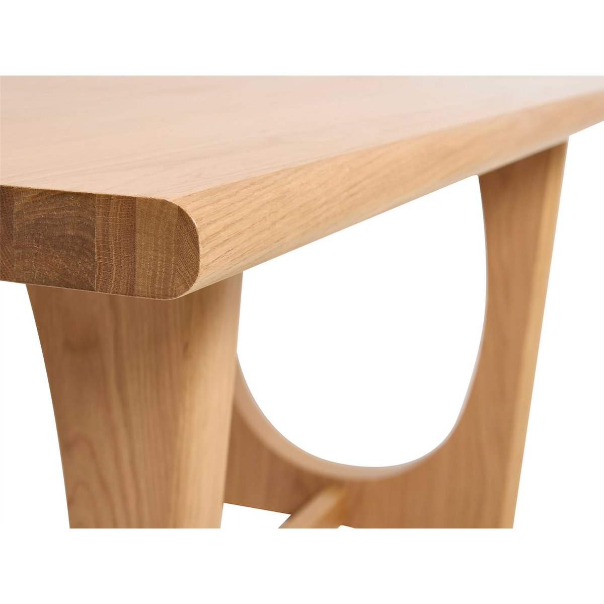 Table à manger chêne collection VERTLES chêne naturel, RECOLLECTION