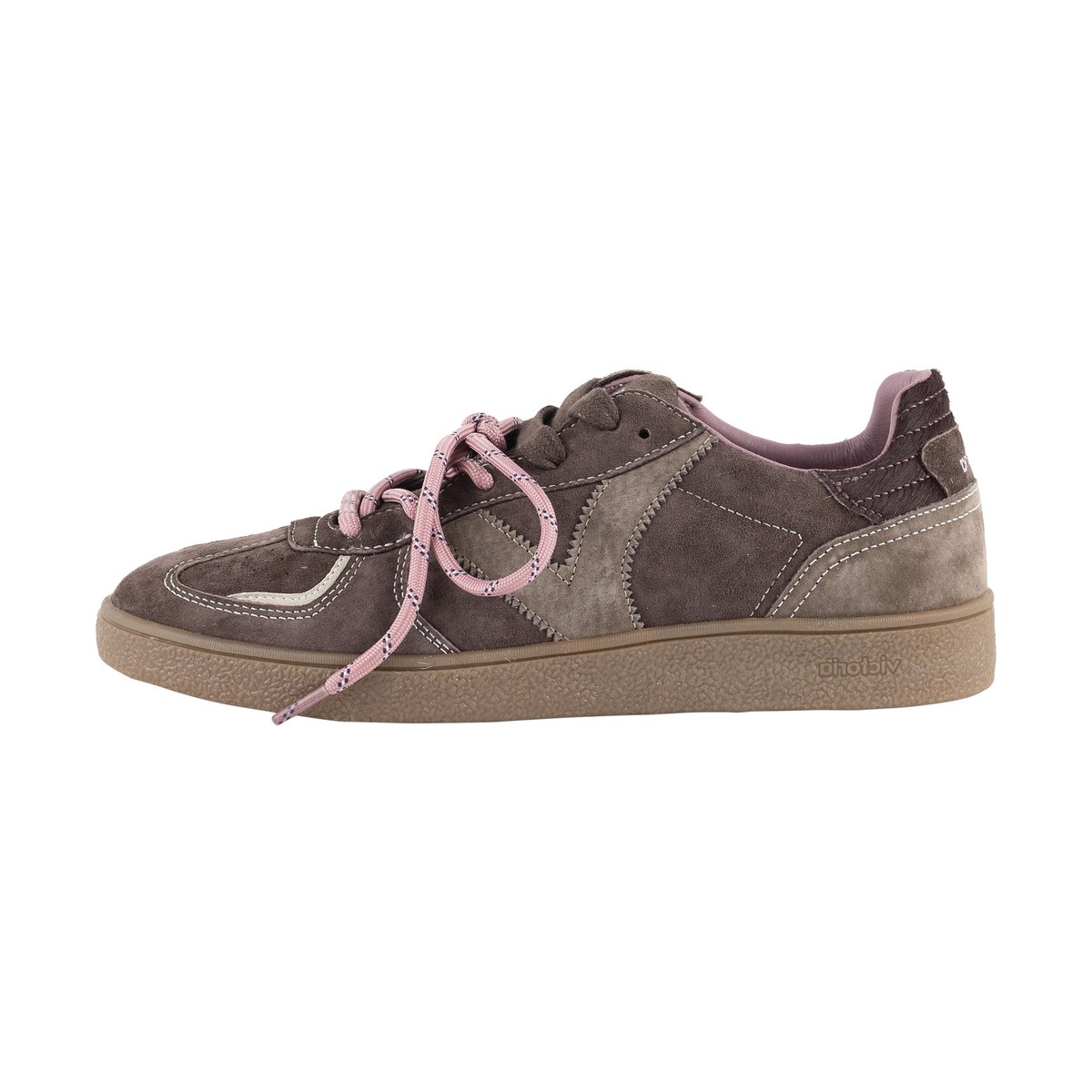 Basket Basse Cuir marron, VICTORIA