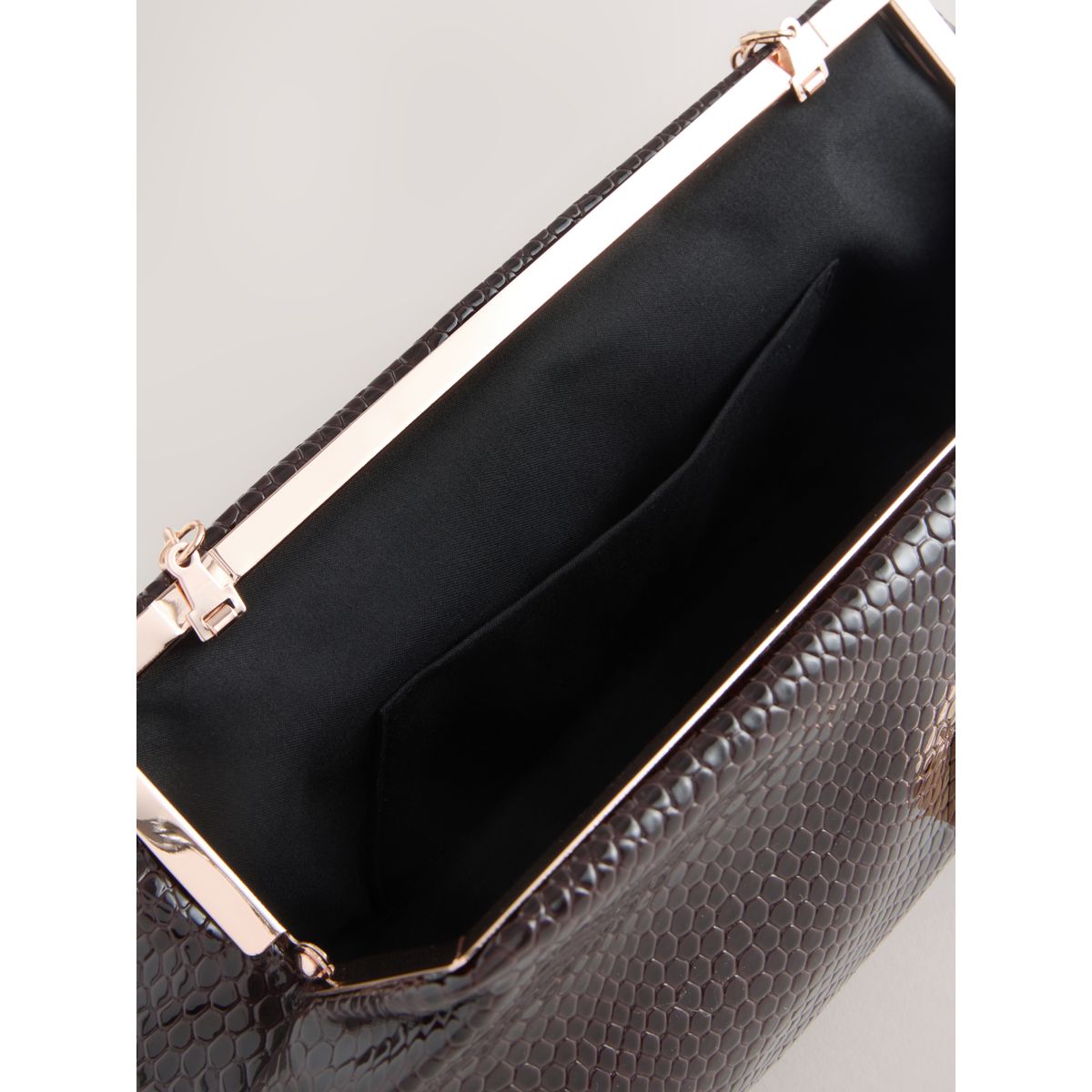 Pochette aux dimensions généreuses marron chocolat, NEXT