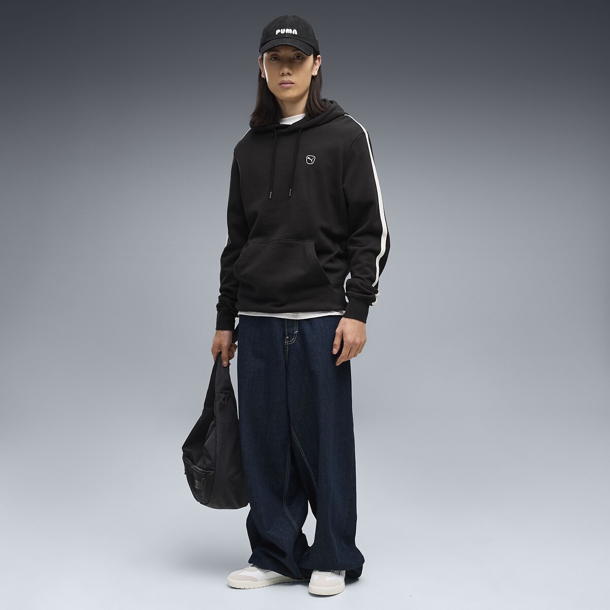 Sweat à capuche, Essentiel noir, PUMA