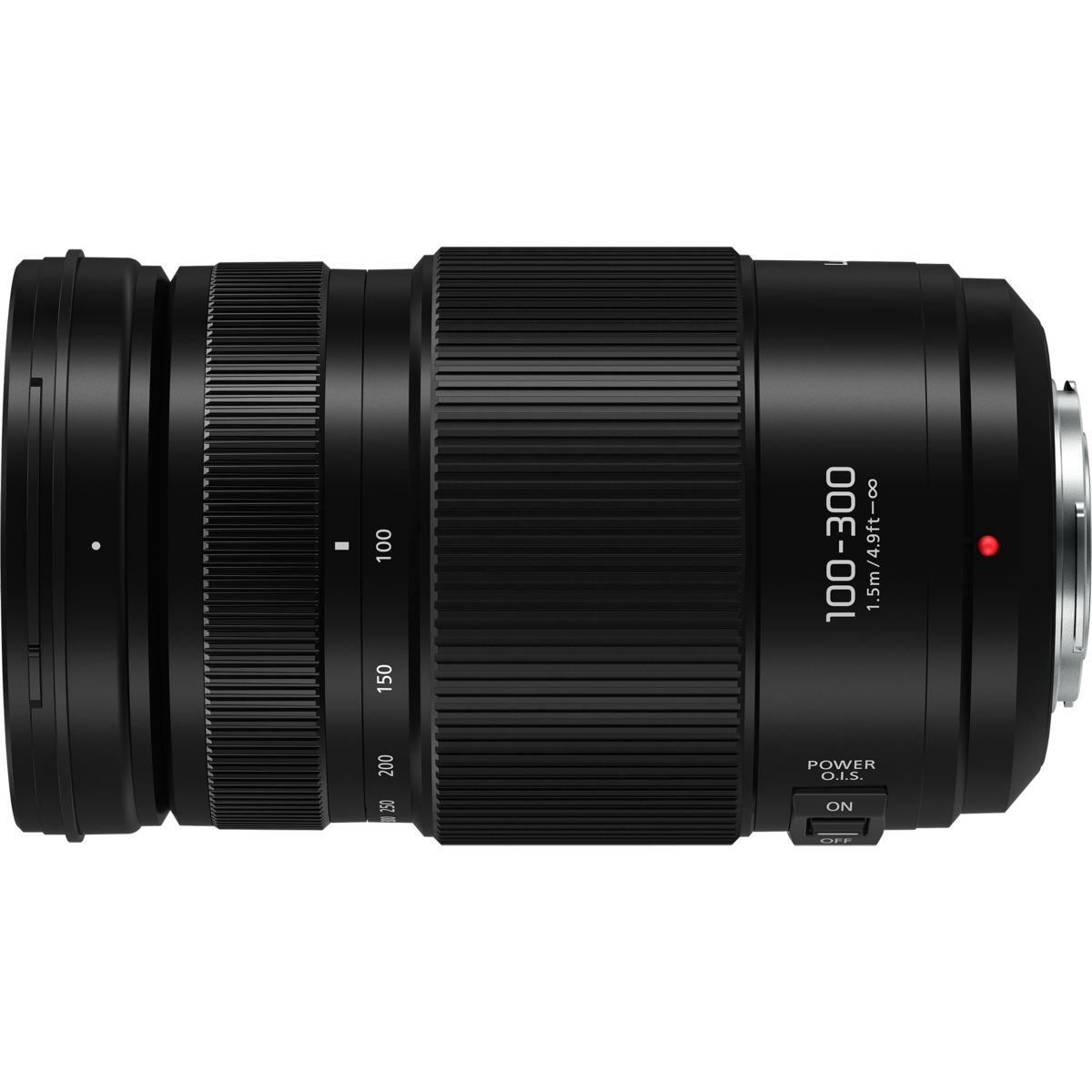 Objectif pour Hybride 100-300mm f/4.0-5.6 II OIS Lumix G Vario noir, PANASONIC