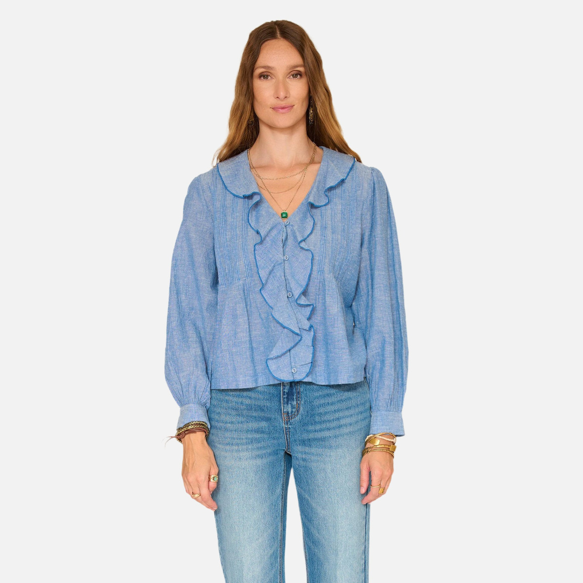 Chemise CATLINE bleu, MKT STUDIO