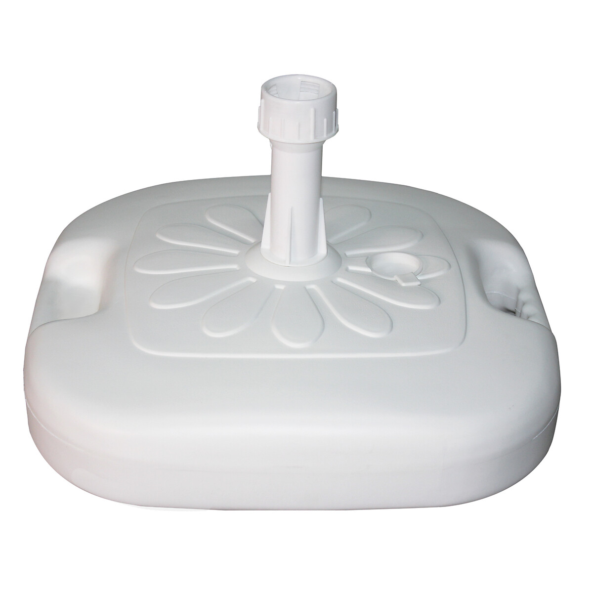 Base em plástico para guarda-sol, da Jossois branco, JOSSOIS