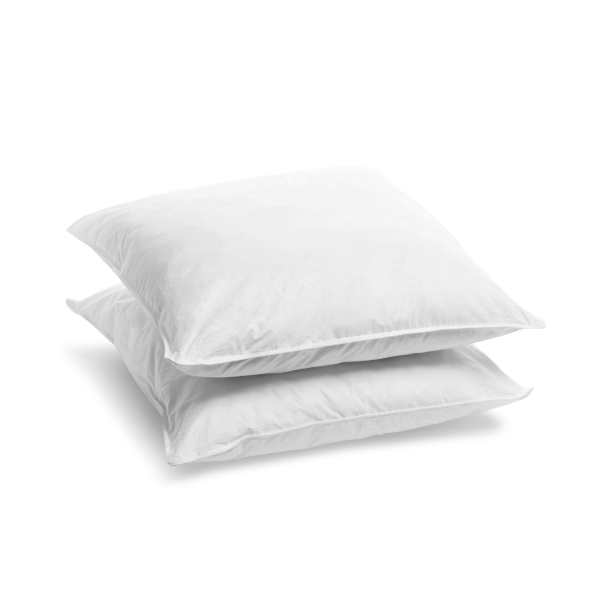 Lot de 2 oreillers mémoire de forme mixte ANTI-ACARIENS blanc, BLEU CALIN