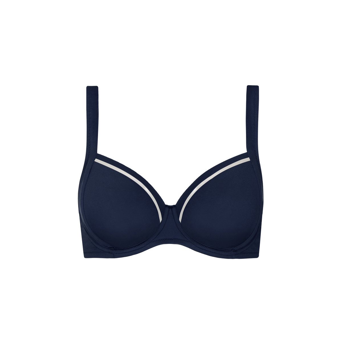 Haut maillot de bain armaturé UVITA bleu, LISCA