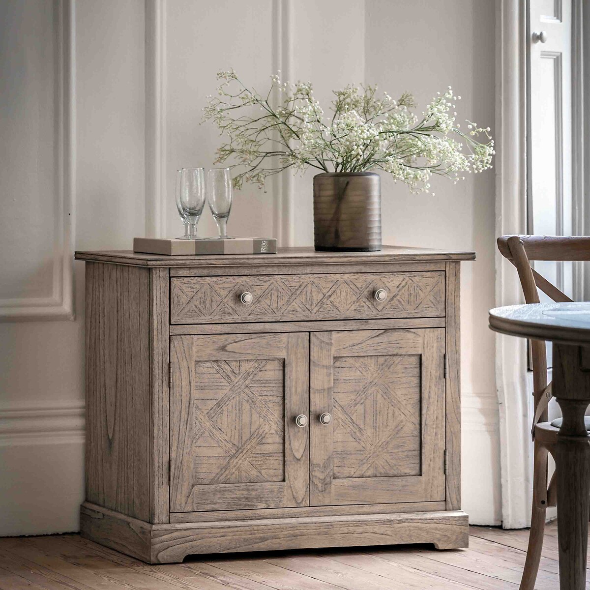 Mirasol Parquet Mindi Wood Sideboard light wood, ÉDITÉ