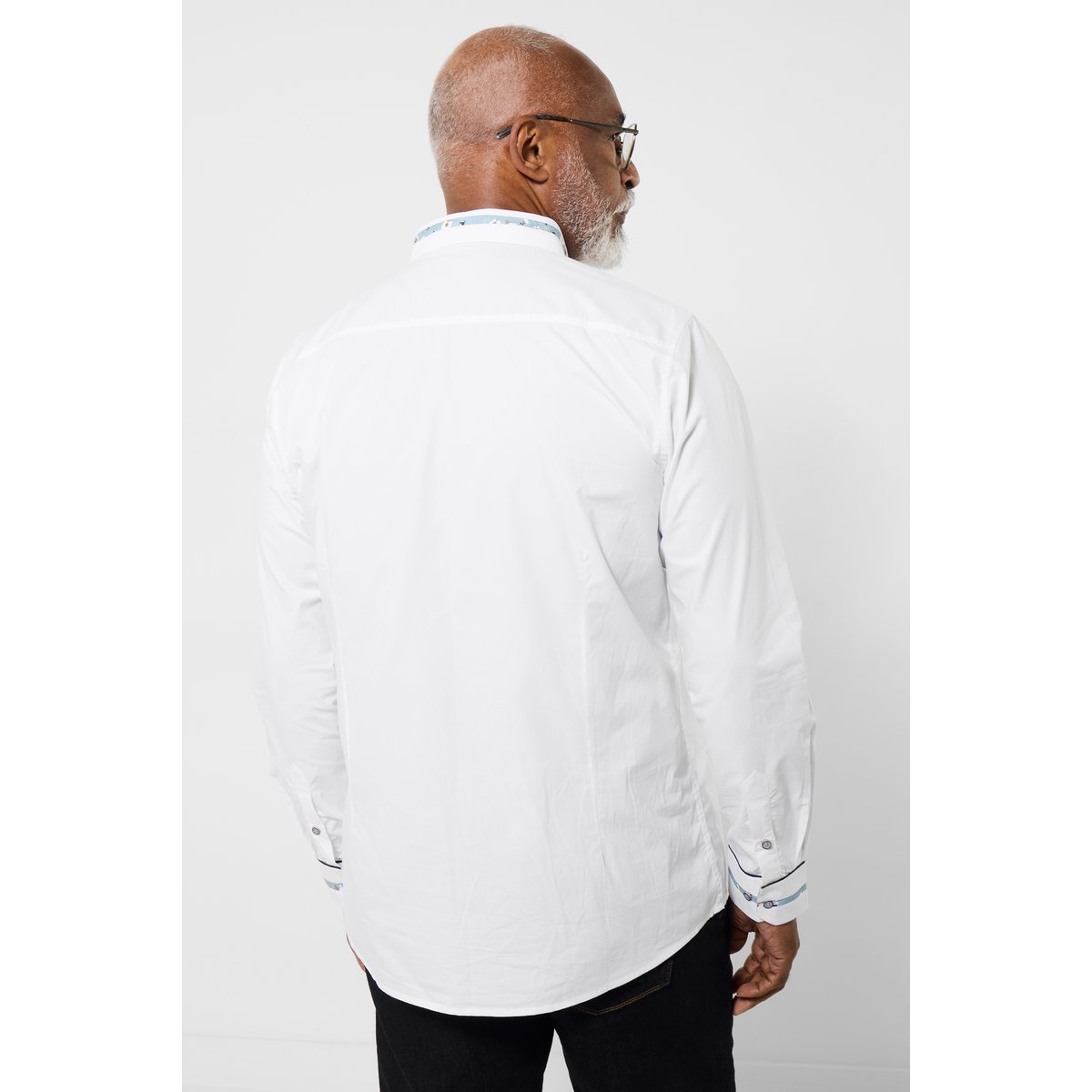 Chemise habillée à col boutonné blanc, JOE BROWNS