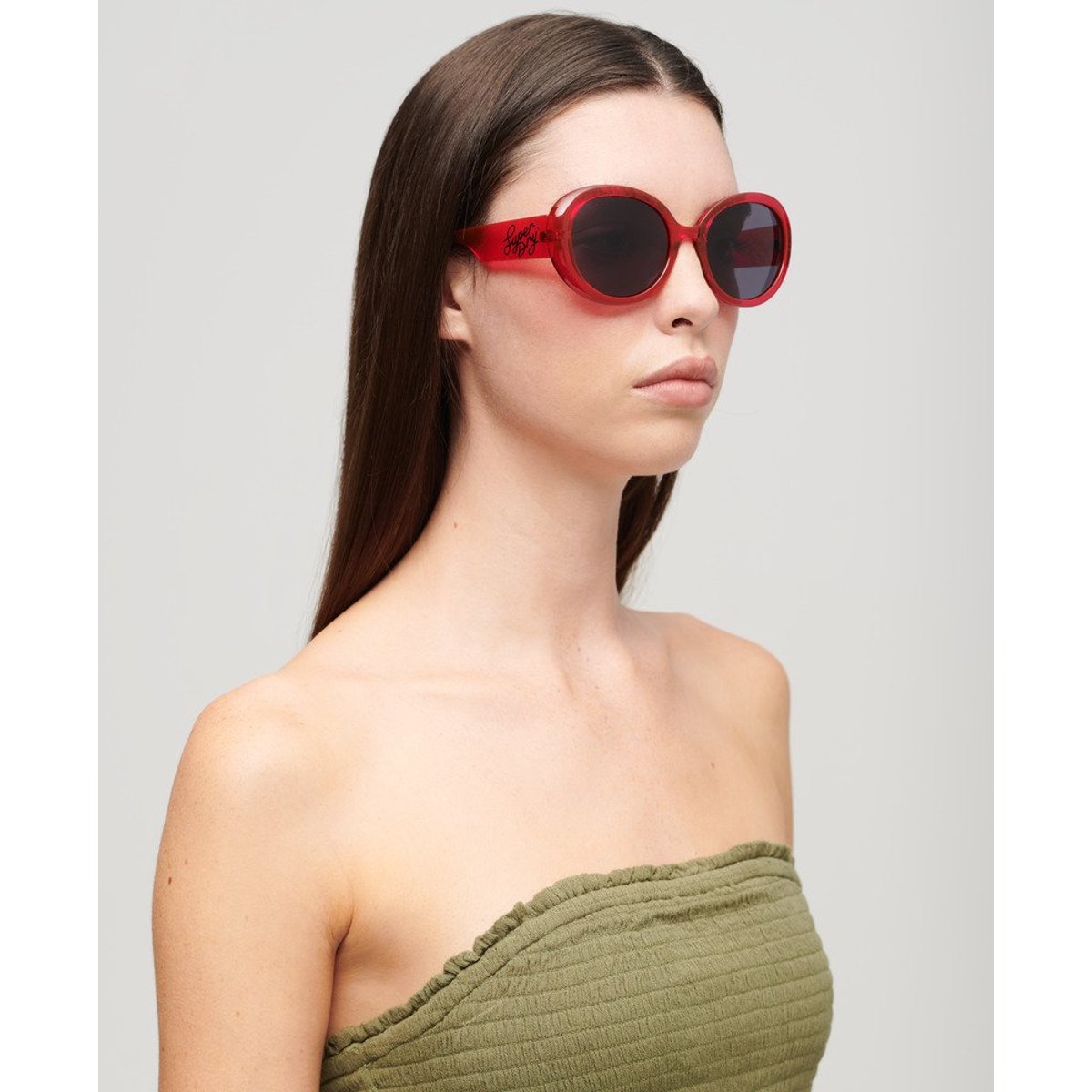 Lunettes de soleil SDR Oversize Bug rose vif / fumé, SUPERDRY
