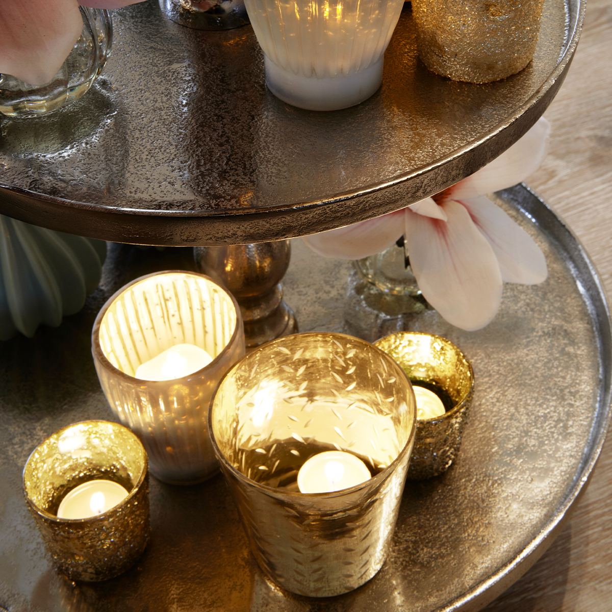 Set de 25 bougies pour lumignon H54 blanc, SIA DECO