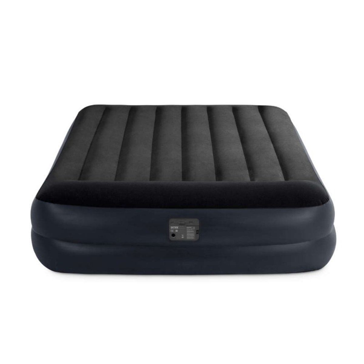 Matelas gonflable Pillow Rest Raised 2 personnes noir, INTEX
