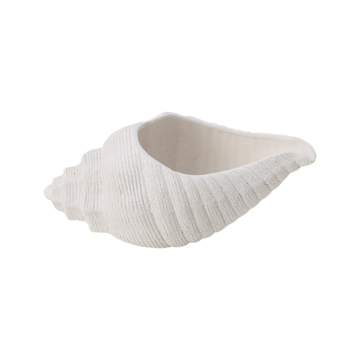 Centre de table céramique déco coquillage 32 cm - SOIZIC blanc, CAMIF