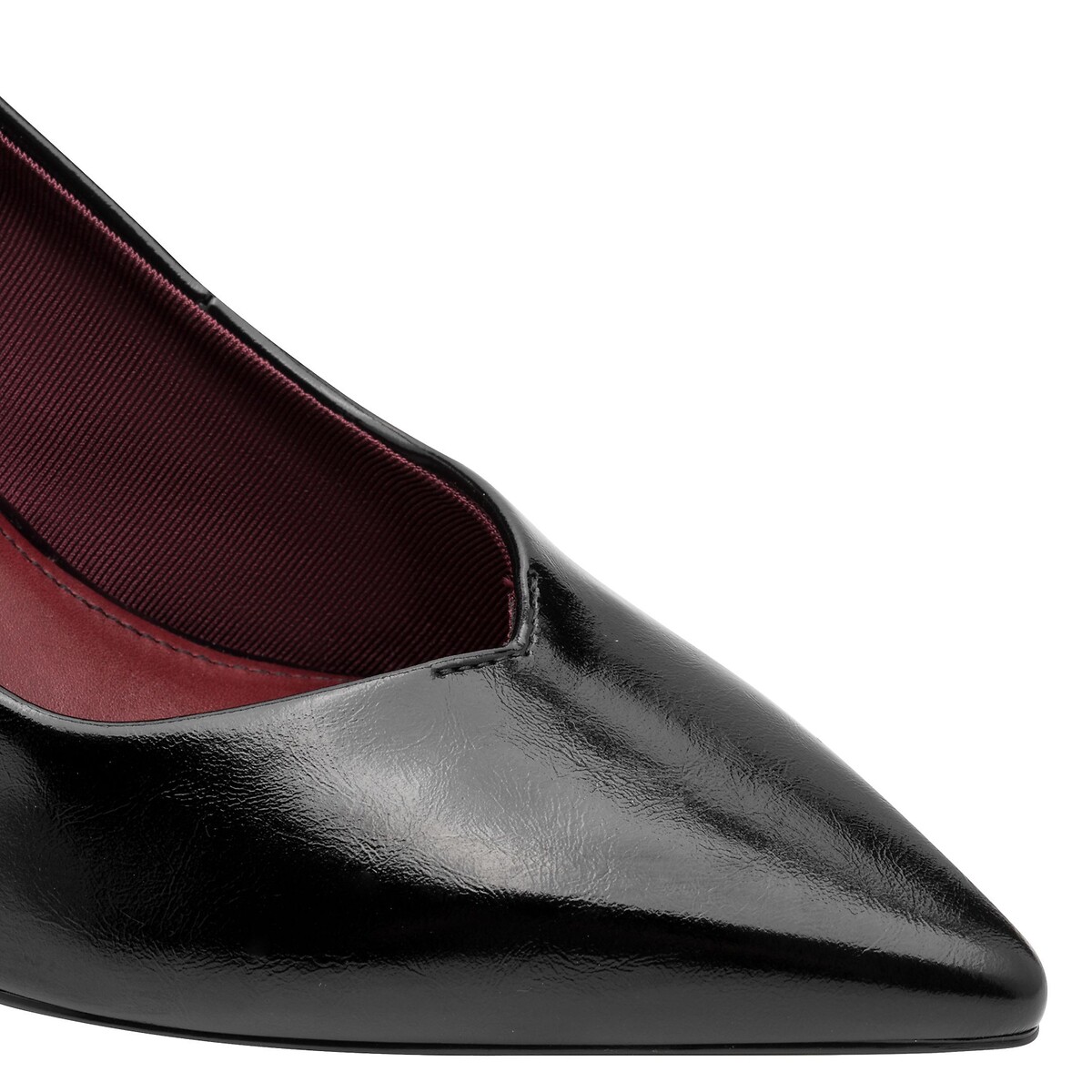 Escarpins pointus vernis noir, TAMARIS