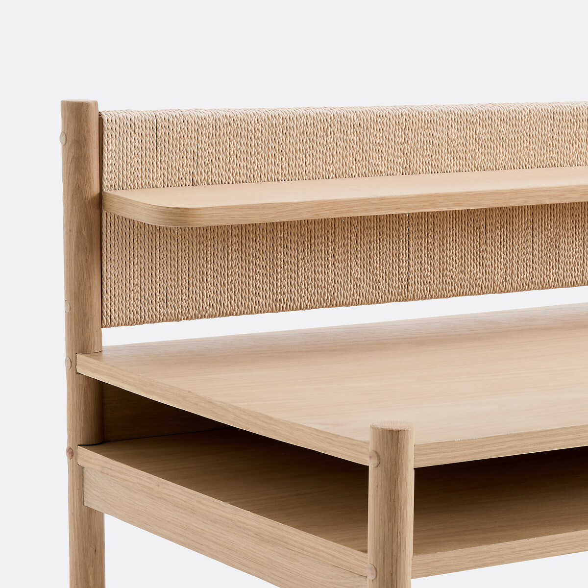 Bureau, avec corde de papier tressée, TAGA naturel, LA REDOUTE INTERIEURS