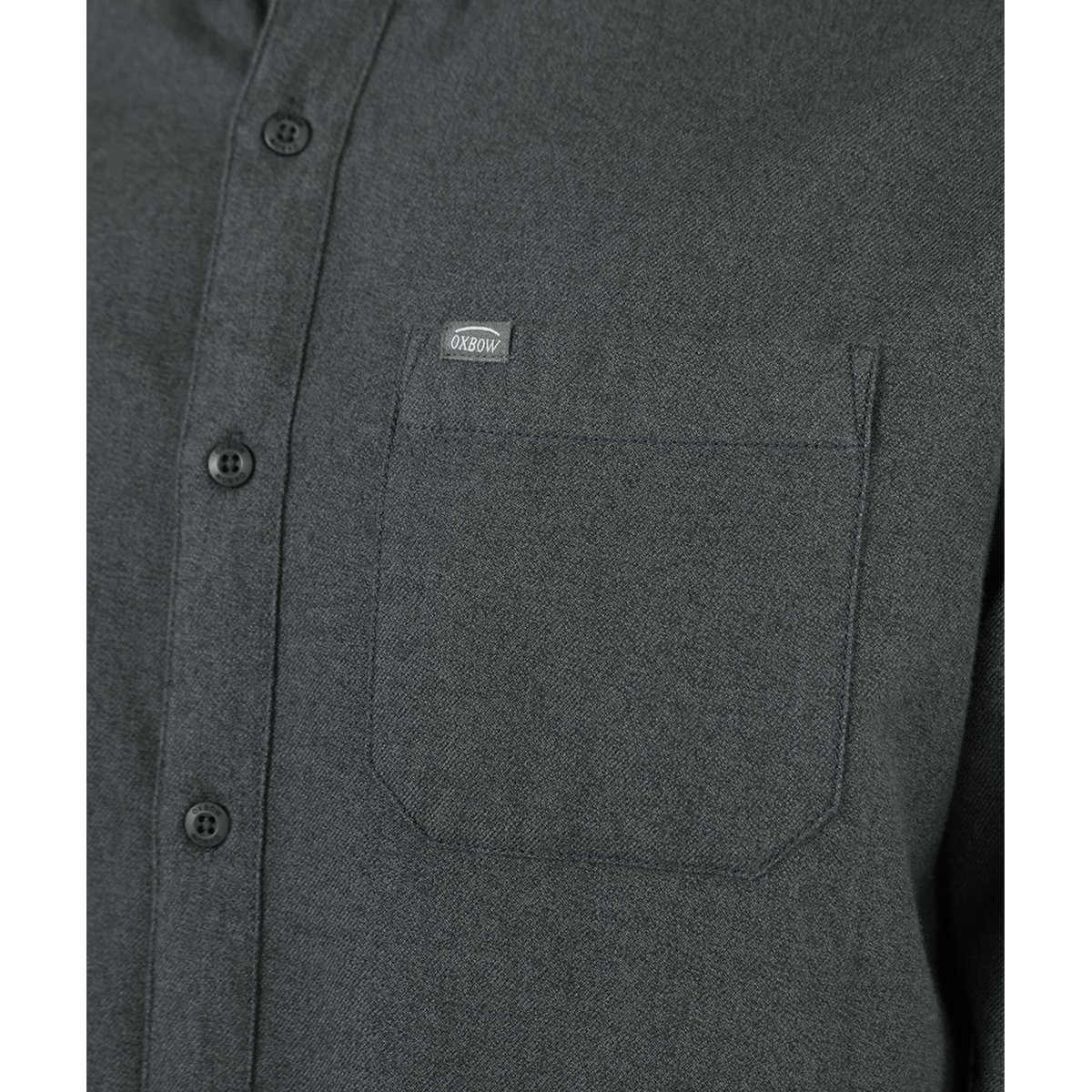 Chemise manches longues HILLTOP pewter, OXBOW