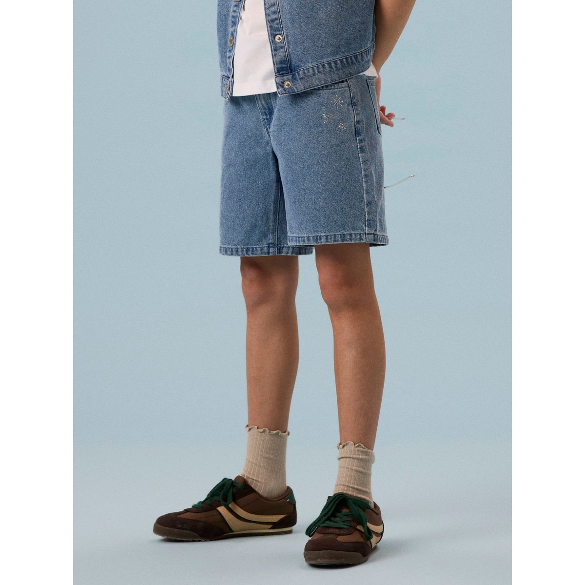 Shorts En Jean bleu - medium blue denim1, NAME IT