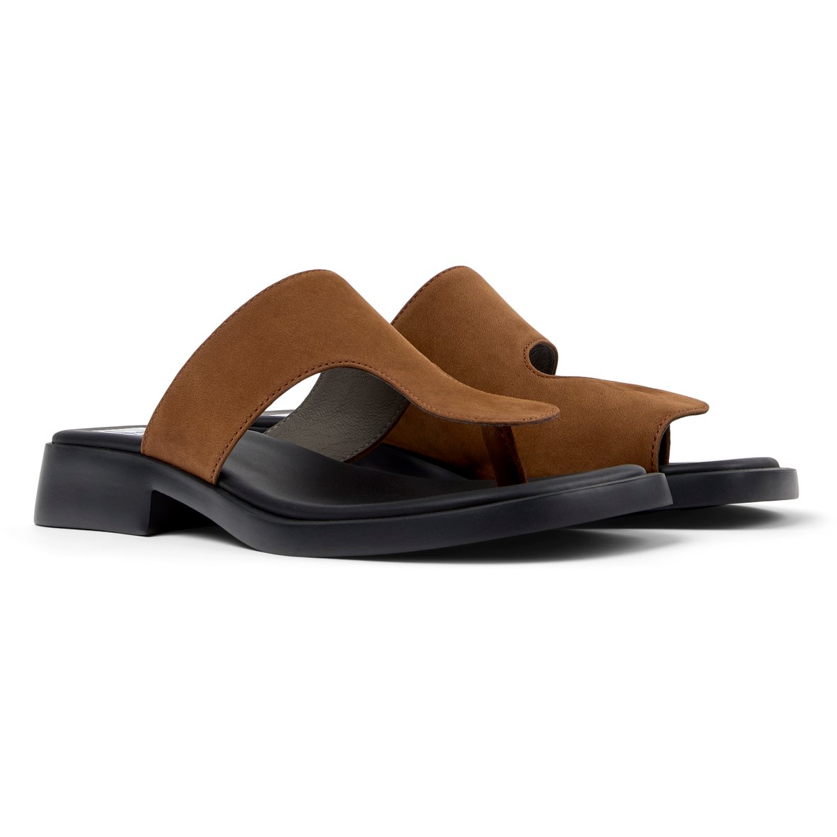 Sandales Cuir DANA TWINS marron moyen, CAMPER