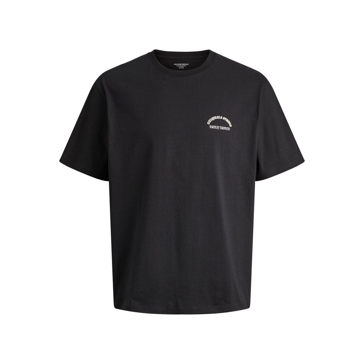 T-Shirt noire - black, JACK & JONES