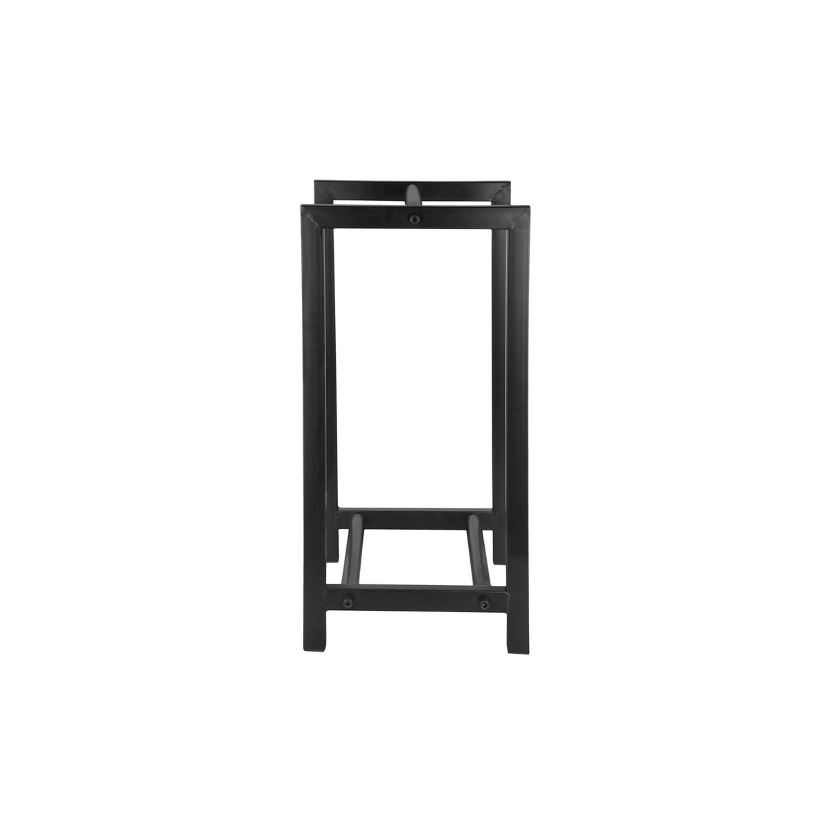 Range Bûches Design pour Intérieur  en Acier au Carbone Noir noir, WADIGA