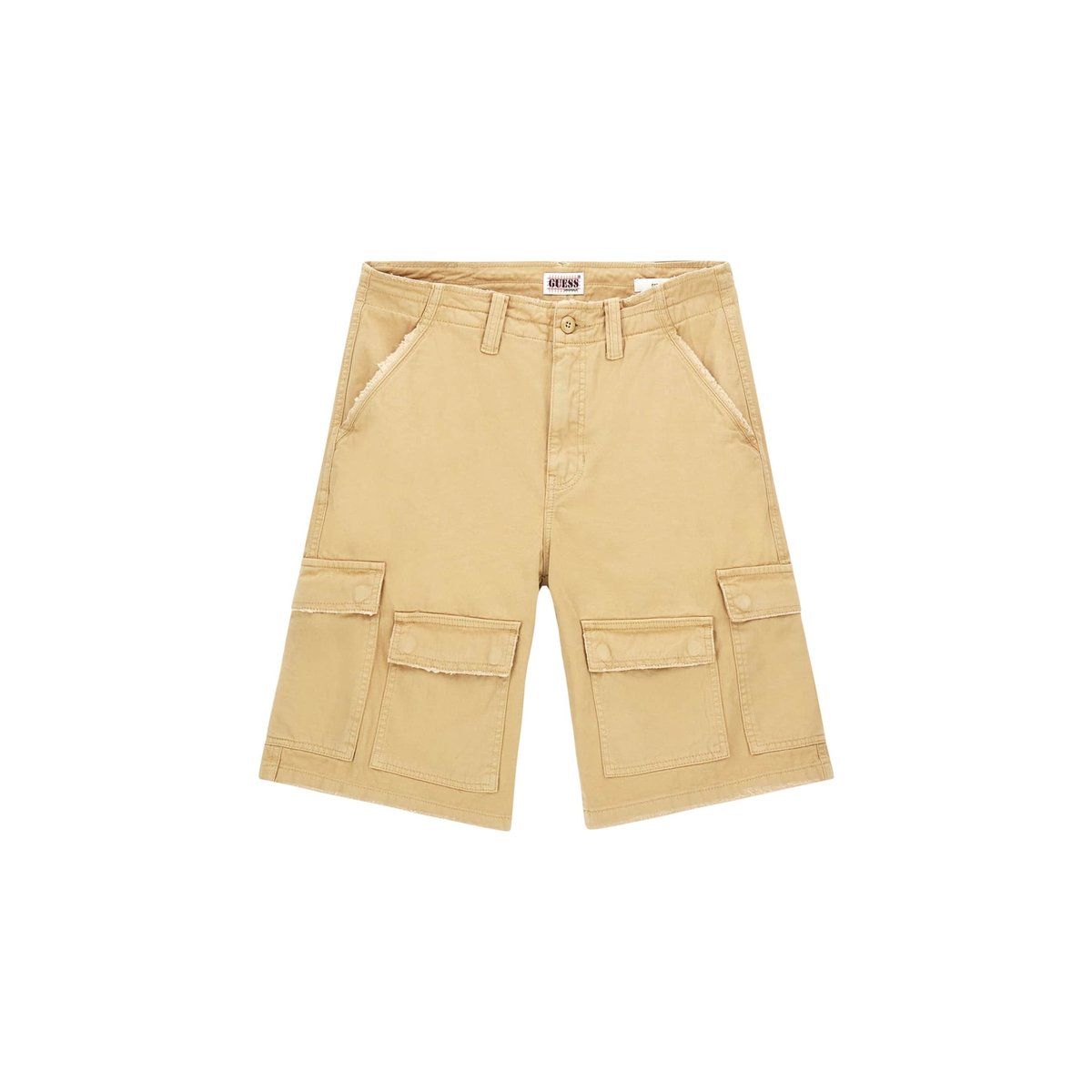 Short Cargo En Twill marron, GUESS