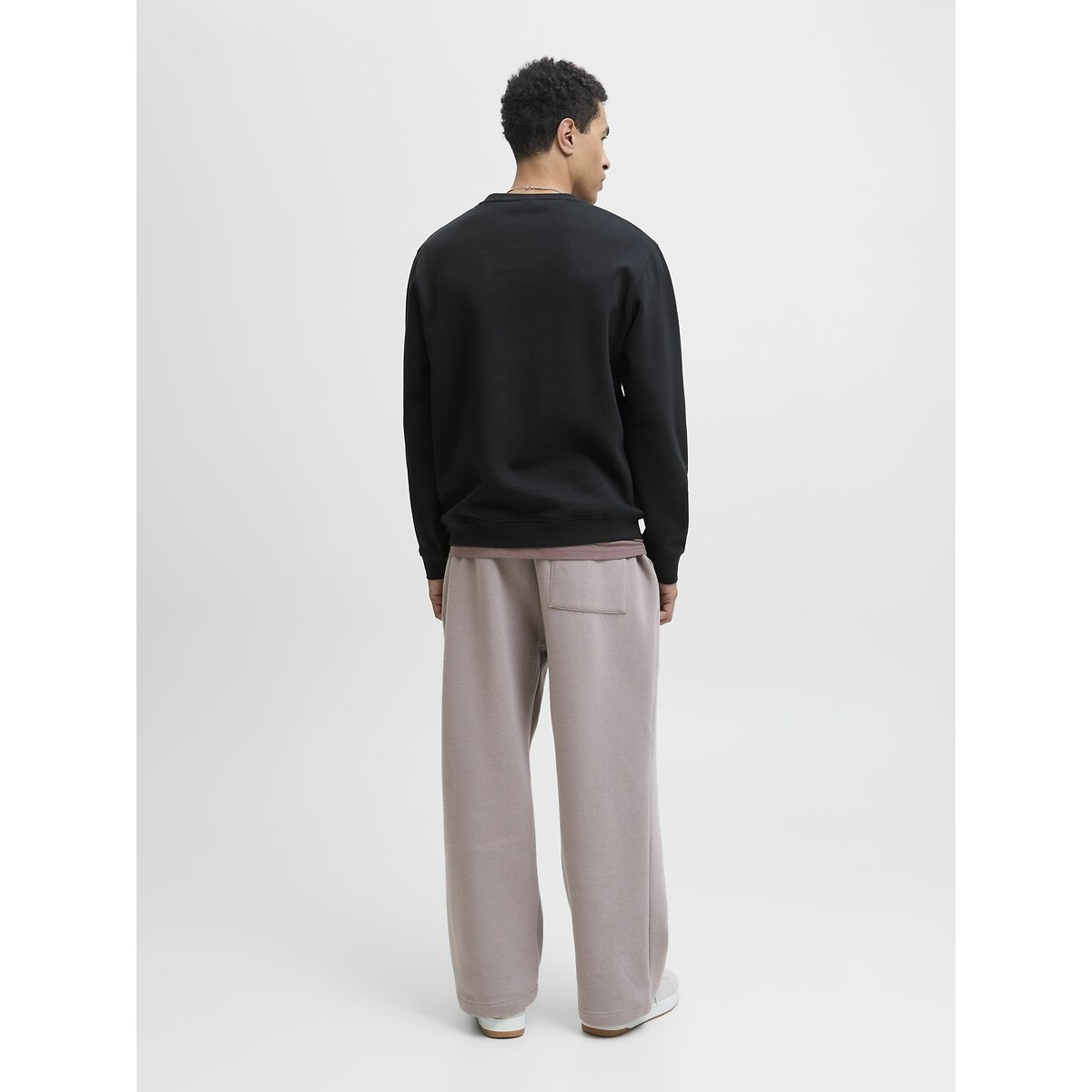 Sweat col rond noir, JACK & JONES