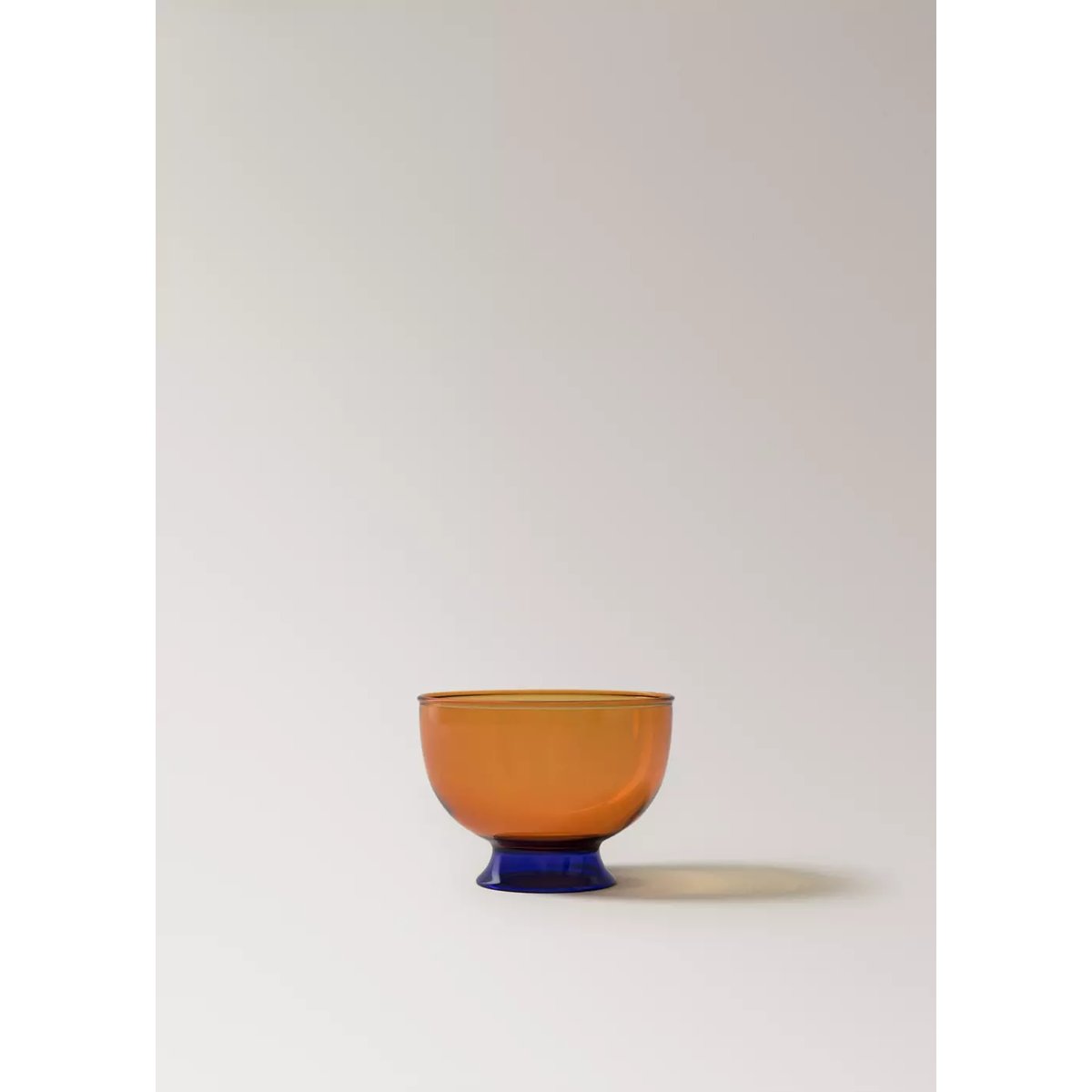 Bol en verre bicolore orange, MANGO HOME