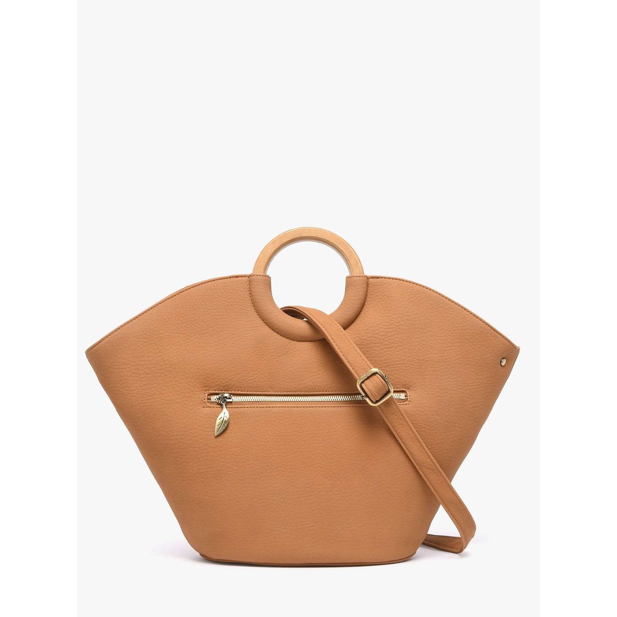 Sac porté main Neflier patchwork camel, WOOMEN