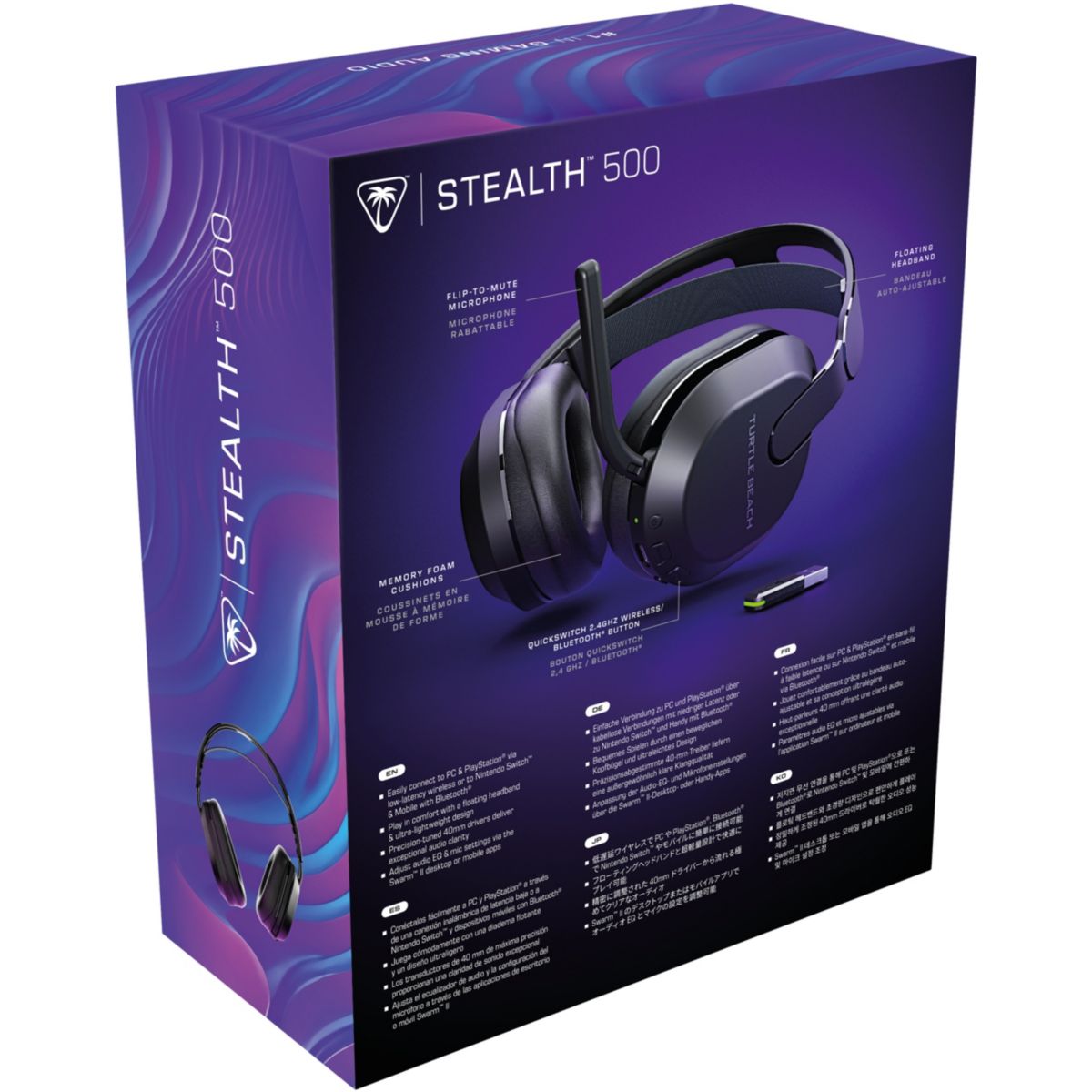 Casque gamer Stealth 500 PC Noir couleur unique, TURTLE BEACH