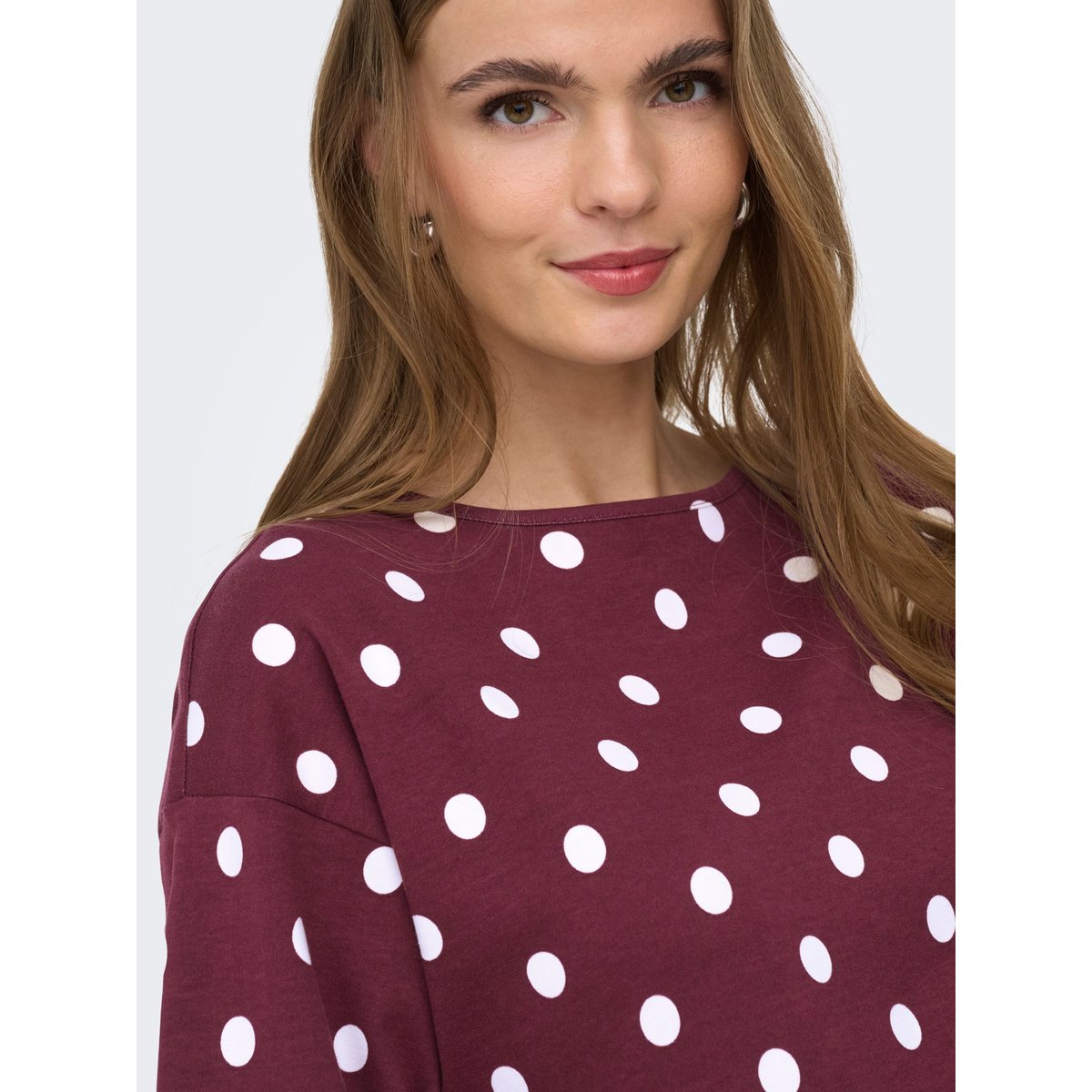Top burgundy, ONLY