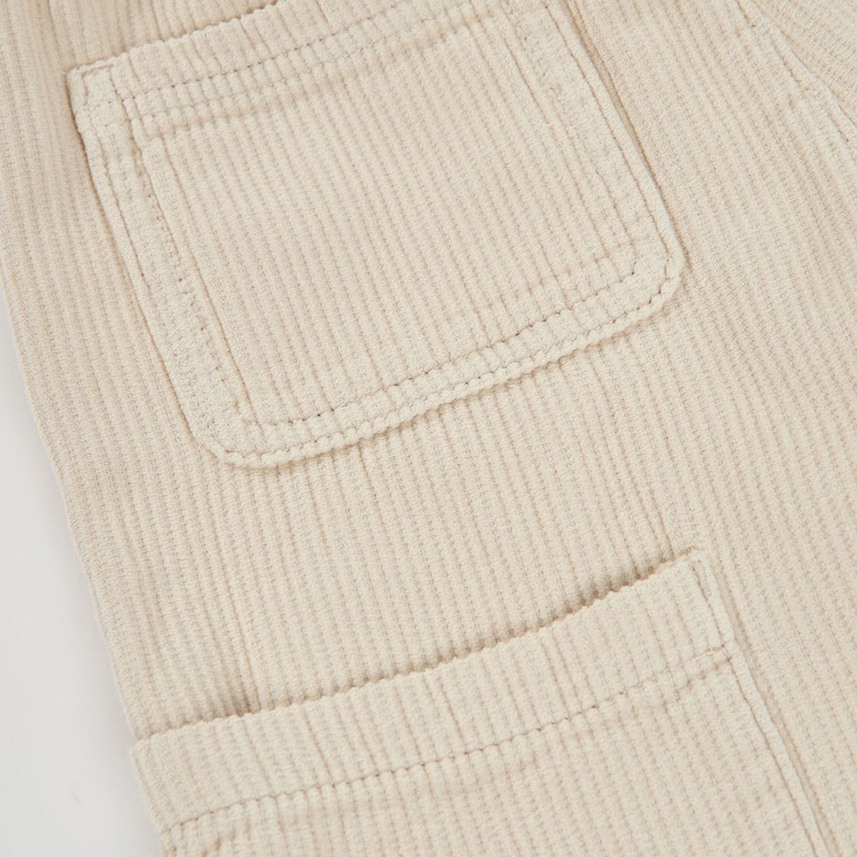Pantalon velours cotelé garçon avec poches beige, BOBOLI
