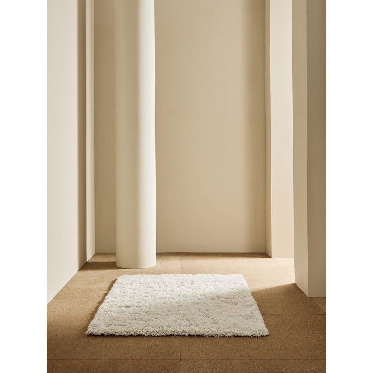 Tapis de salon et chambre shaggy LADA beige, NOVATREND