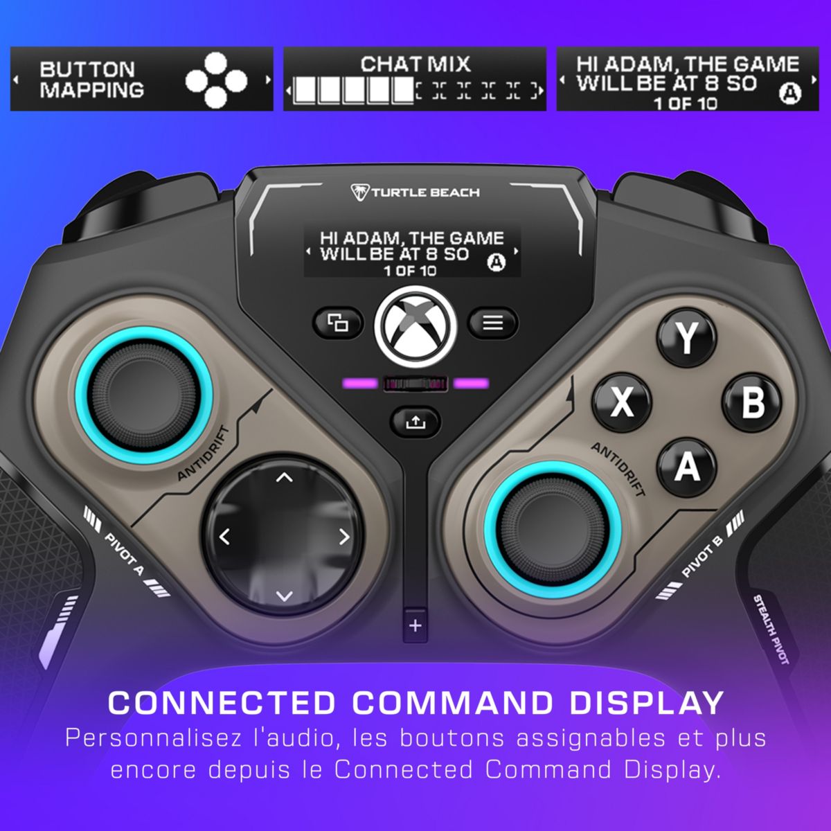Manette Stealth Pivot couleur unique, TURTLE BEACH