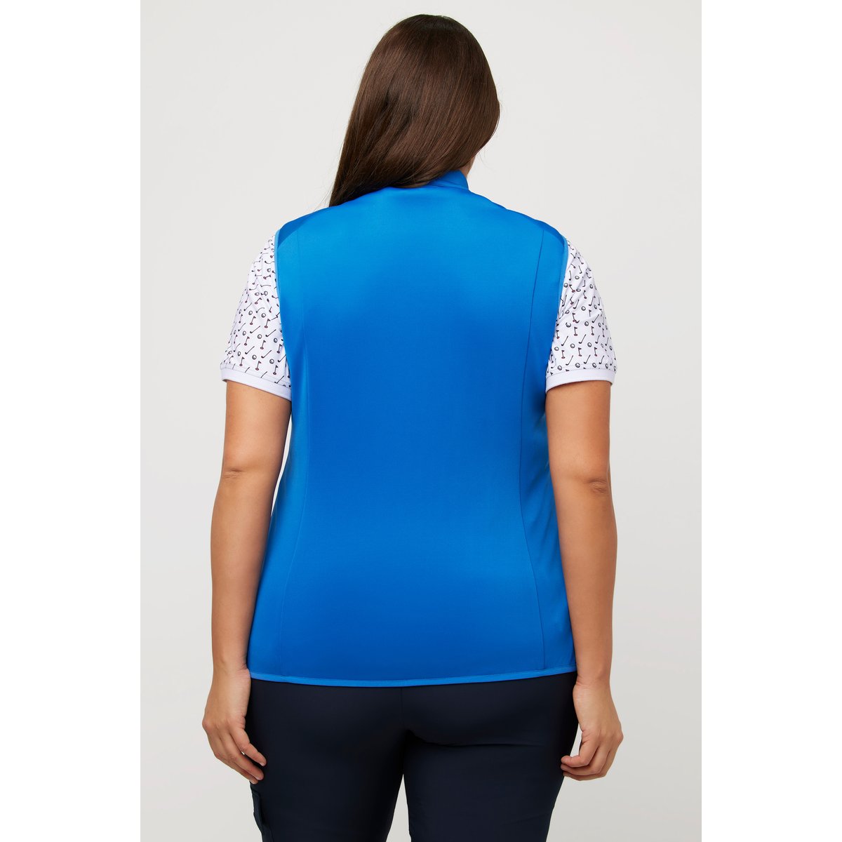Gilet de golf dans un mélange de matières bleu roi, ULLA POPKEN