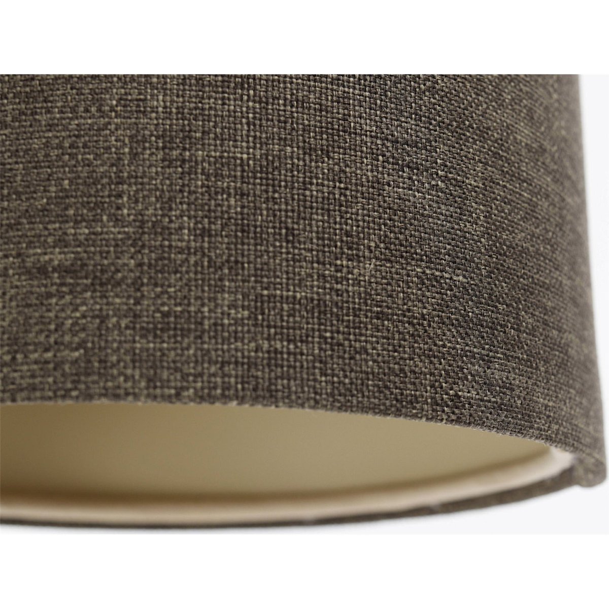 Suspension en lin rond Boho Elegant lin naturel et rotin clair, BPS KONCEPT