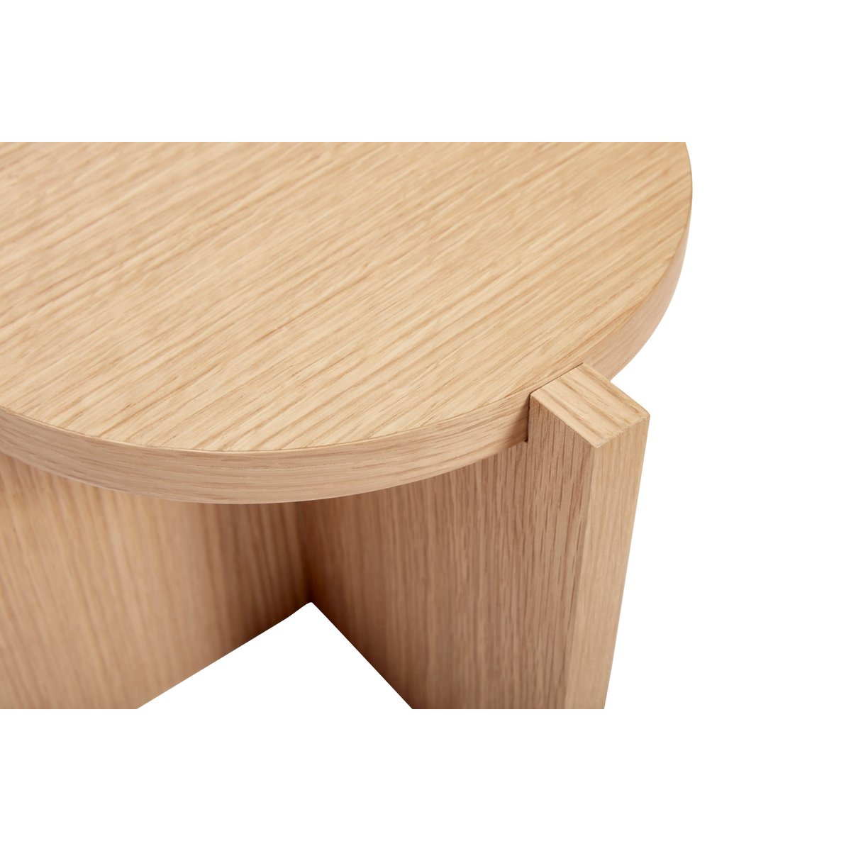 Porte-plante en placage de chêne et bois de chêne NOMAD naturel, HUBSCH