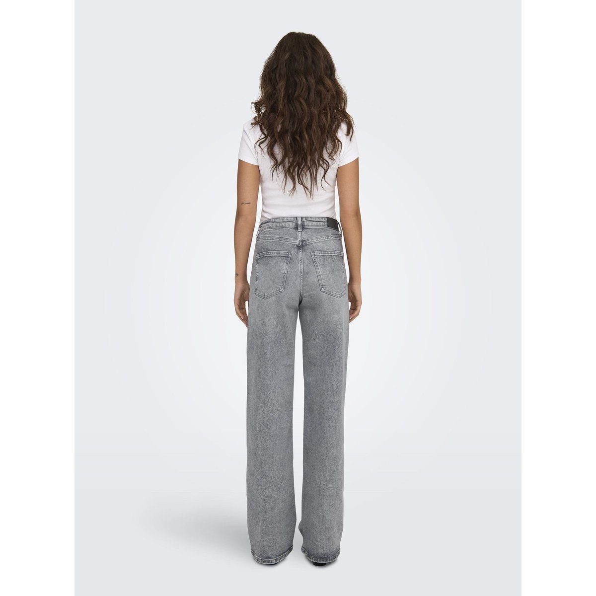 ONLJUICY Taille haute Wide Leg Fit Jeans Jean à jambe large medium grey denim, ONLY