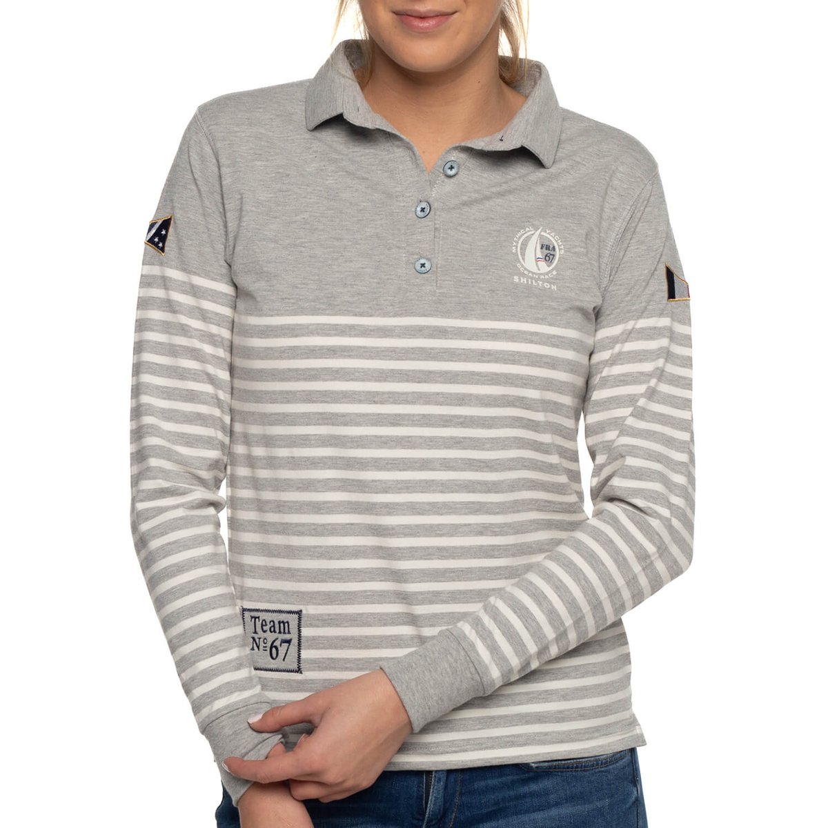 Polo ocean MISS gris, SHILTON