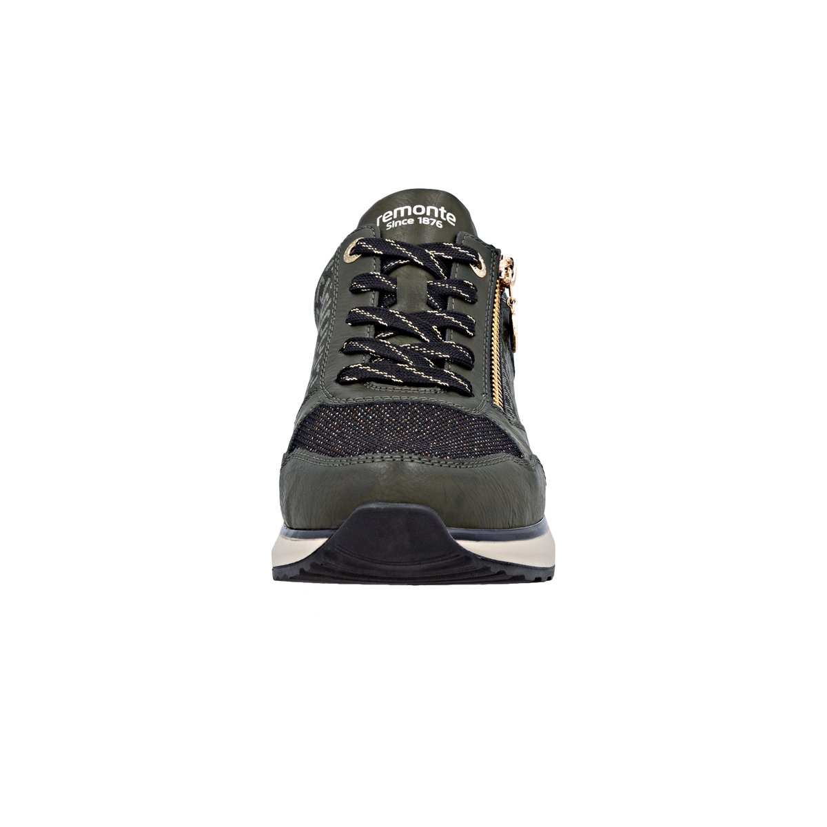 Basket à Lacets Et Zip Gloria vert-combi, REMONTE