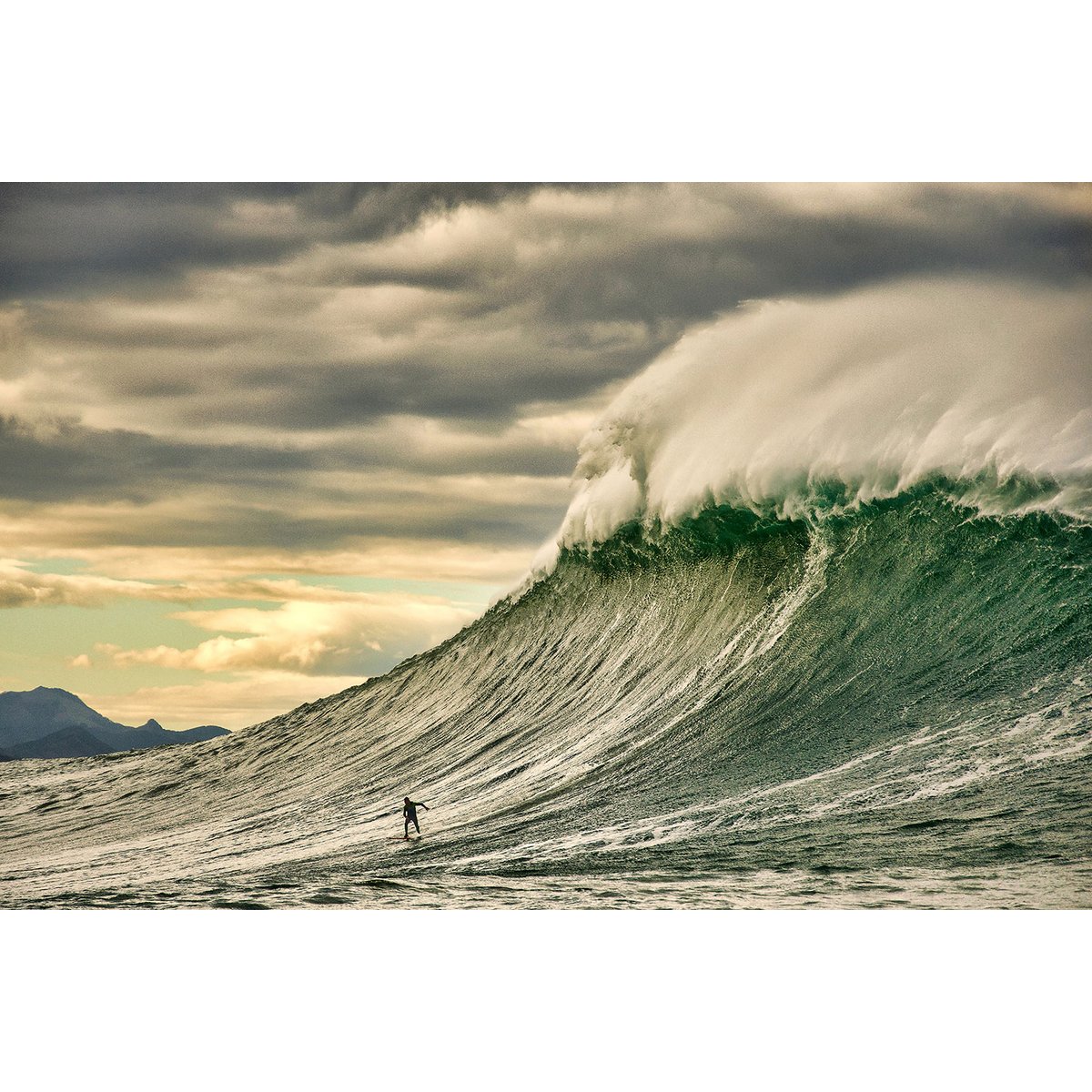 Tableau paysage ocean surf belharra tableau alu dibond, HEXOA