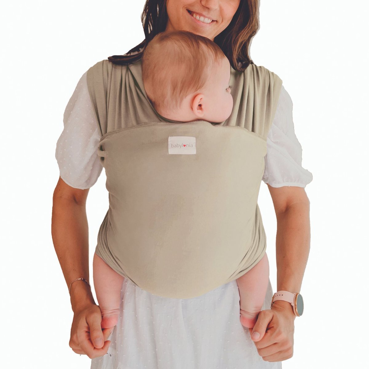 Écharpe de portage beige pepper, BABYLONIA