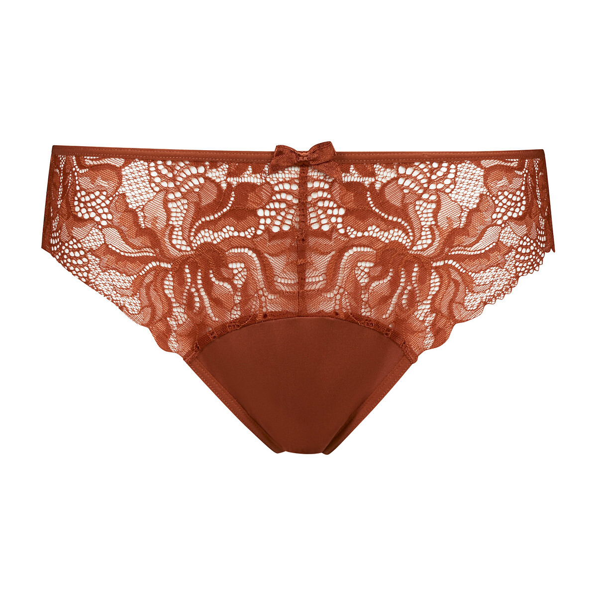 Tanga Generous dentelle terre cuite, DIM
