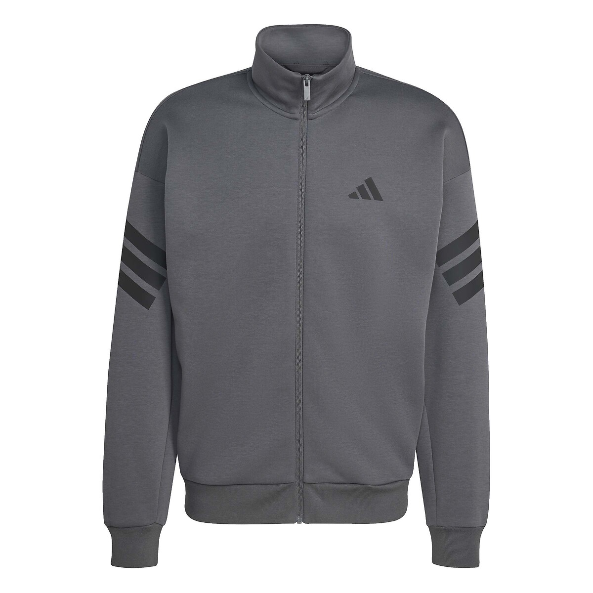 Veste de survêtement 3 bandes FUTURE ICONS gris foncé, ADIDAS SPORTSWEAR