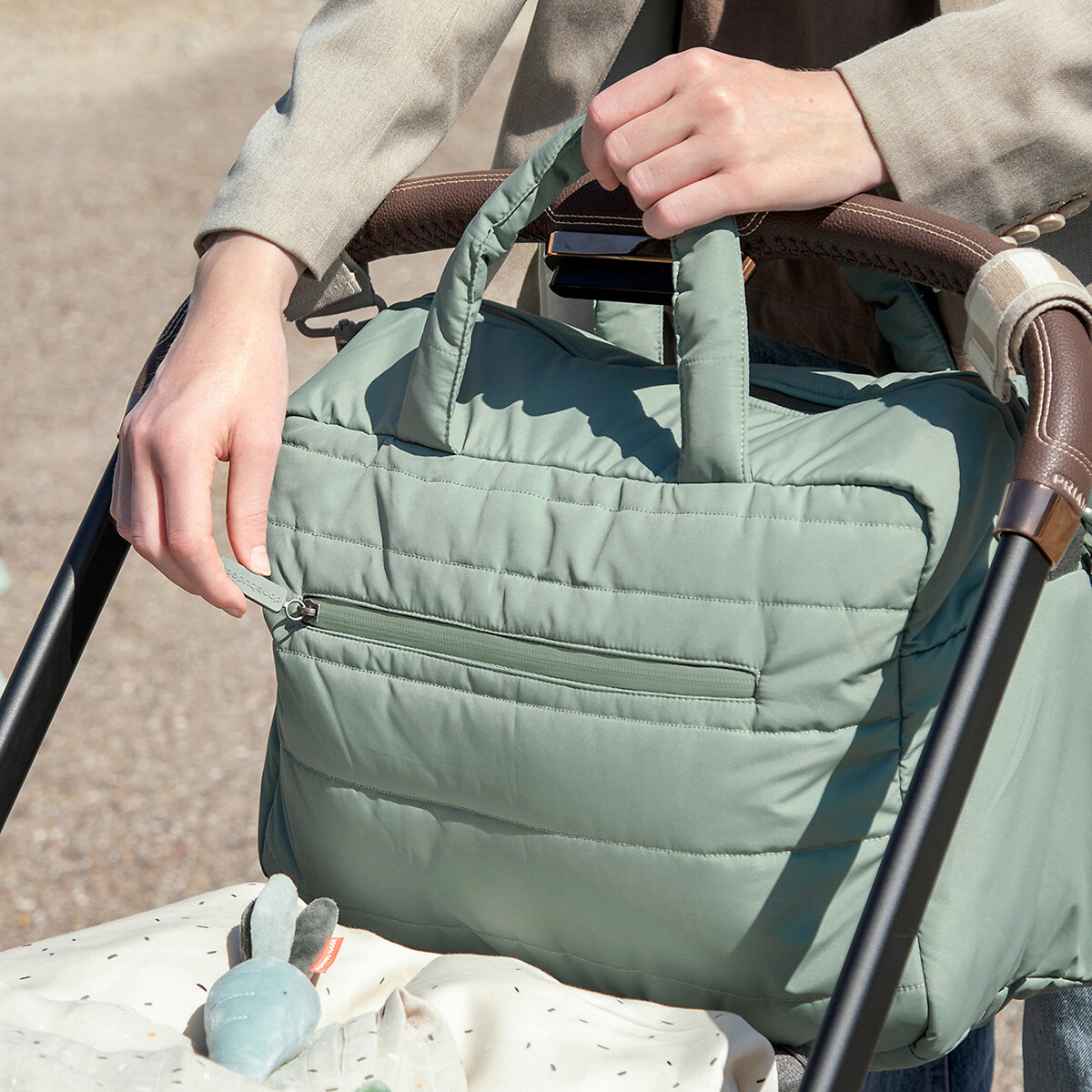 Sac à langer matelassé sable, DONE BY DEER