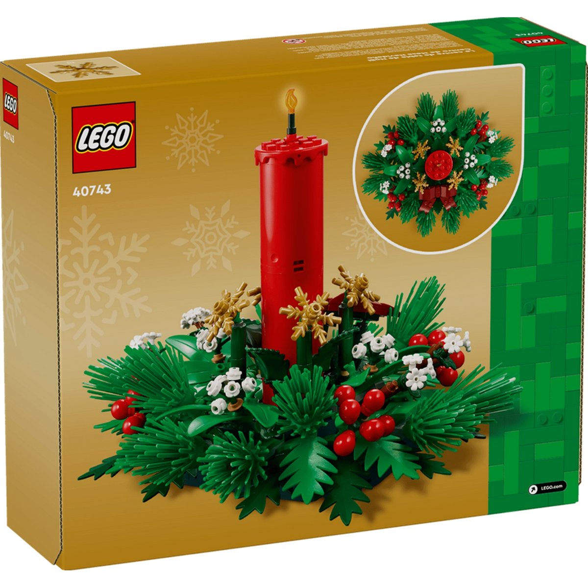 Centre de table de Noël multicolore, LEGO