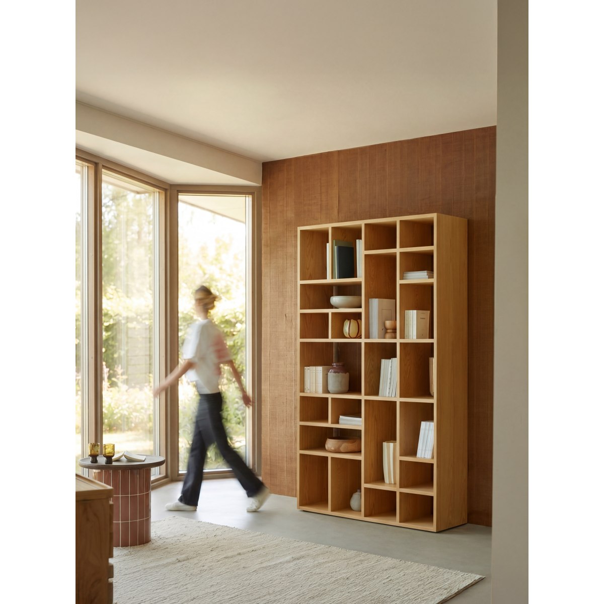 Bibliothèque en Chêne massif, EYOTA naturel, TIKAMOON