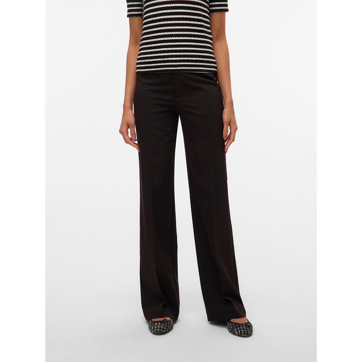 Pantalon large noire, VERO MODA