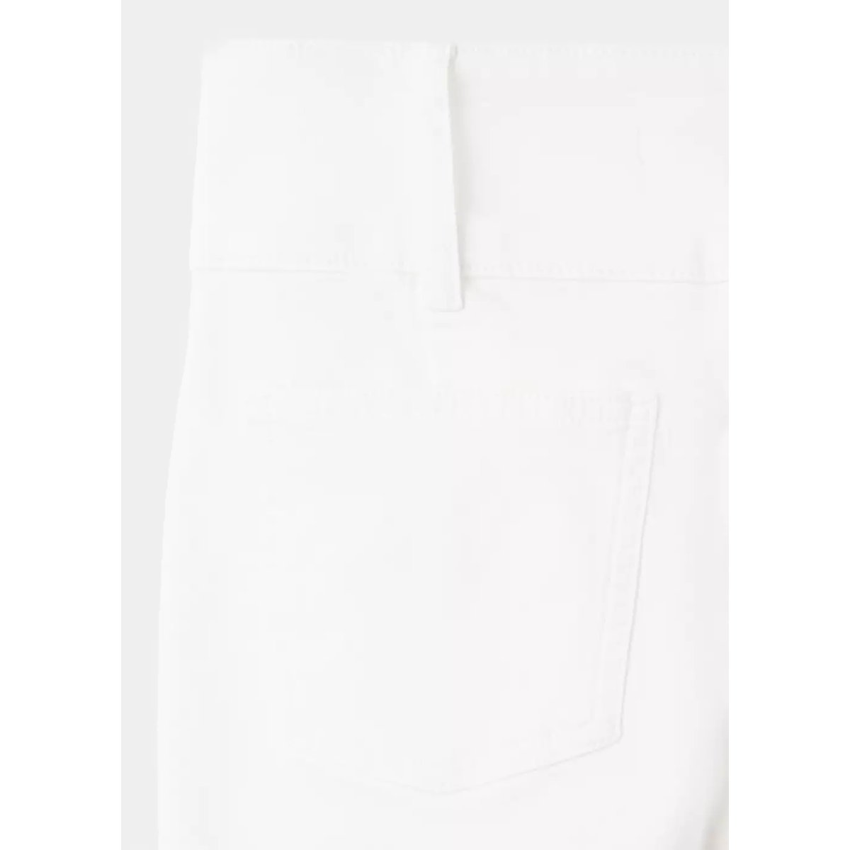Jean wide leg à fermeture croisée blanc cassé, MANGO TEEN