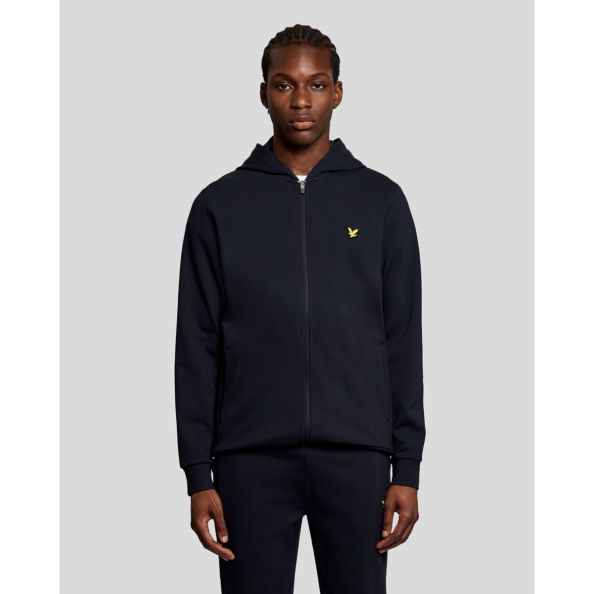 Sweat à capuche Sports léger bleu foncé marine, LYLE & SCOTT
