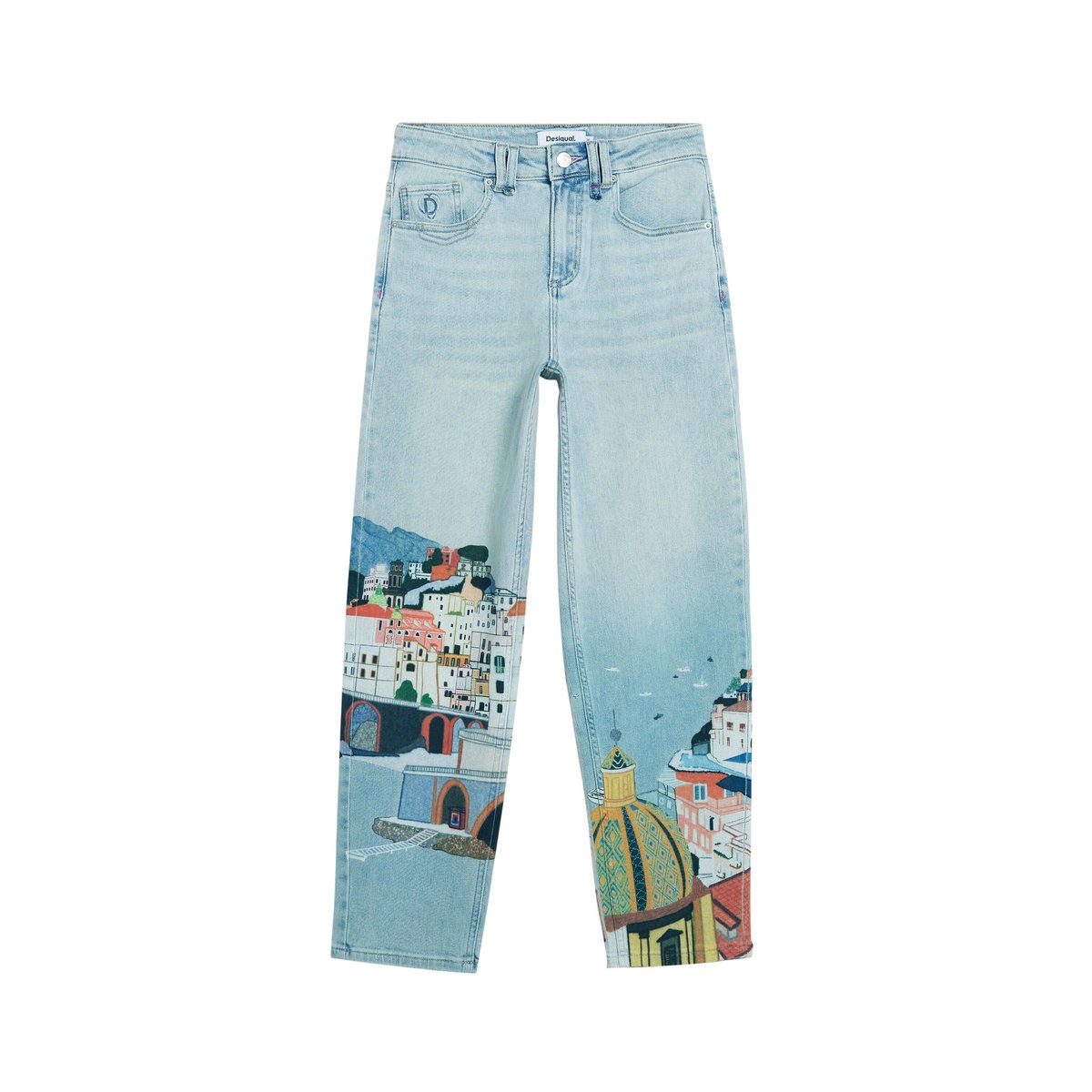 Jean Amalfi balloon bleu clair, DESIGUAL