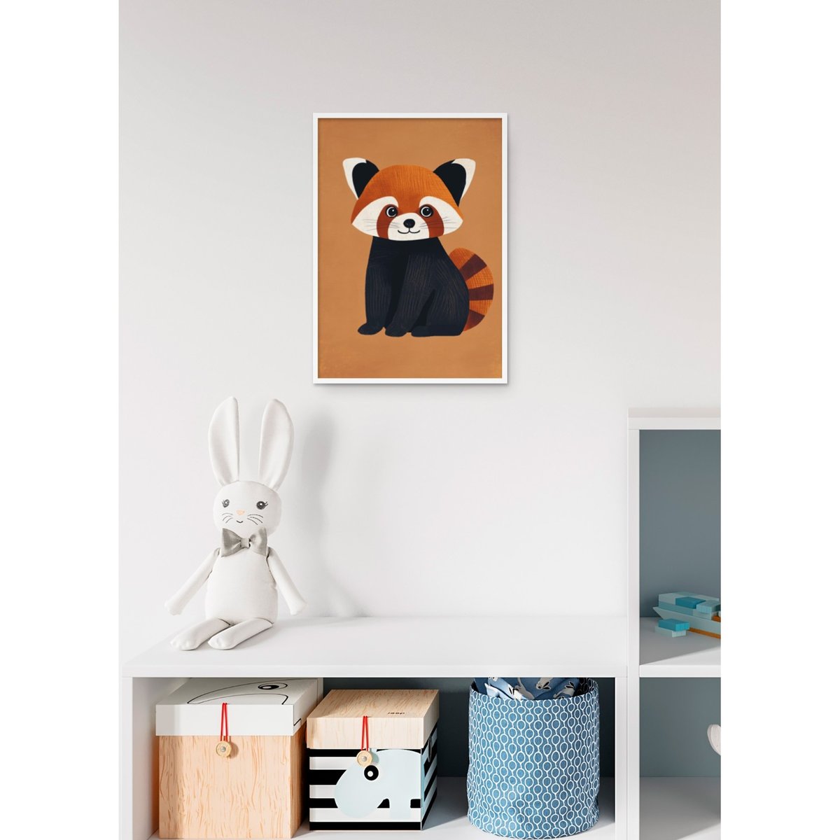 Affiche Panda roux blanc, L'AFFICHERIE
