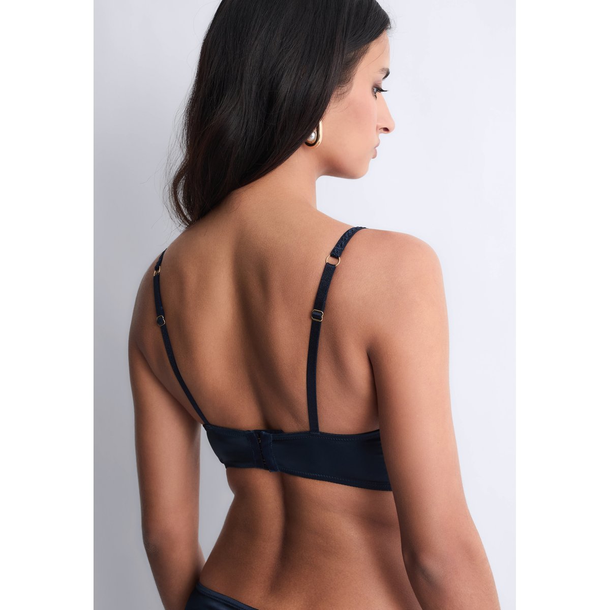 Bustier Satin Memories bleu, AUBADE